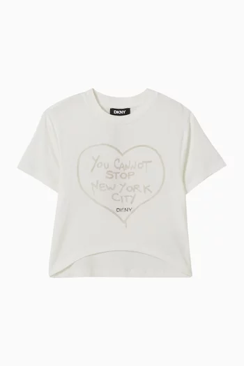 Printed T-shirt in Jersey