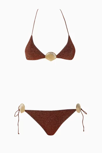 Lumière Shell-hardware Bikini Set