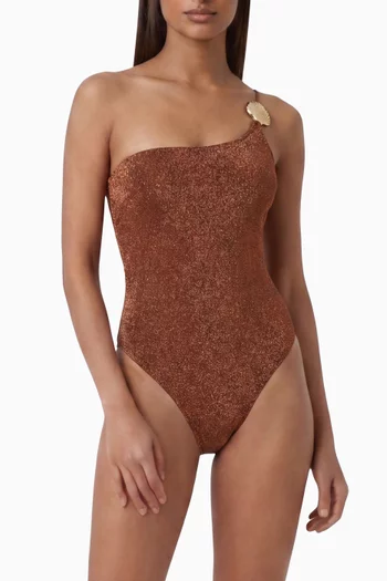Lumière Shell-hardware One-piece Swimsuit
