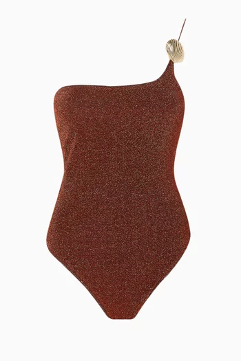 Lumière Shell-hardware One-piece Swimsuit