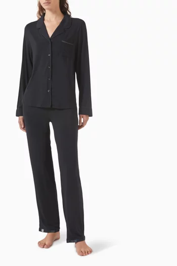 Allure Long-sleeve Pyjama Shirt