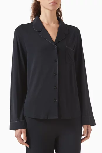 Allure Long-sleeve Pyjama Shirt