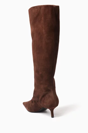 Sutton 50 Knee Boots in Suede