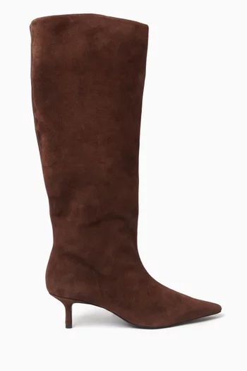 Sutton 50 Knee Boots in Suede