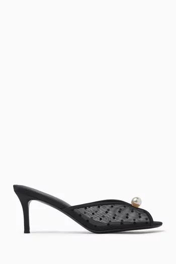 Sadie 70 Mules in Mesh