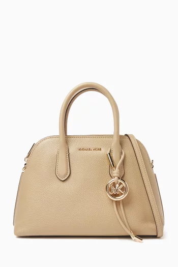 Freddie Medium Handbag in Grained Leather