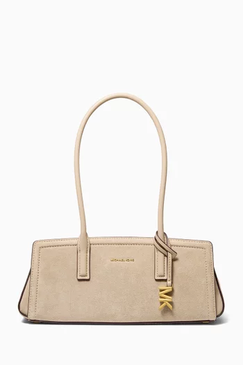 Small Laila Shoulder Bag in Suede