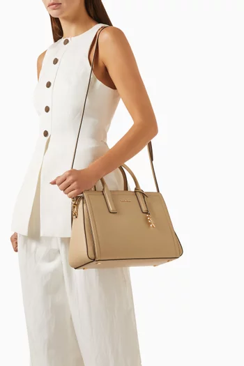 Medium Laila Tote Bag in Leather