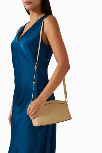 Small Athena Convertible Clutch in Leather