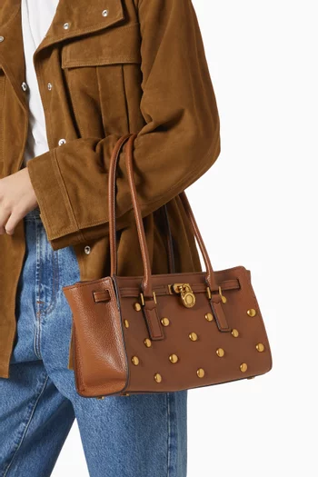 Small Hamilton Moderne Shoulder Bag in Leather