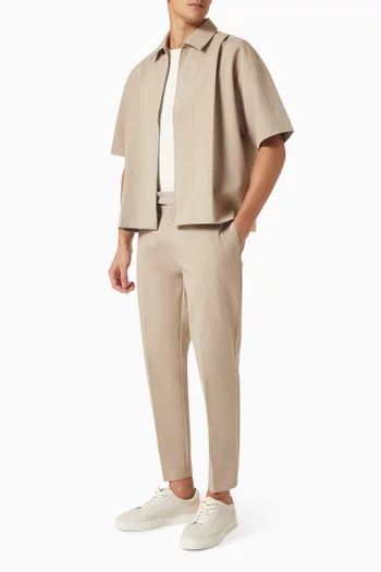 Aven Creased Boxy-shirt