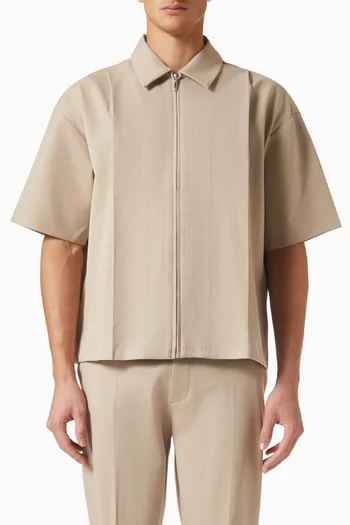Aven Creased Boxy-shirt