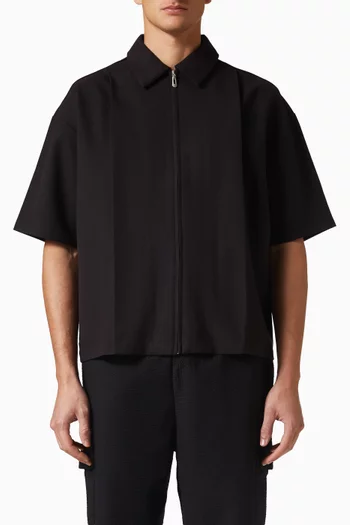 Aven Creased Boxy-shirt