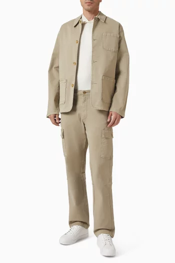 Cargo Pants in Stretch Cotton Twill