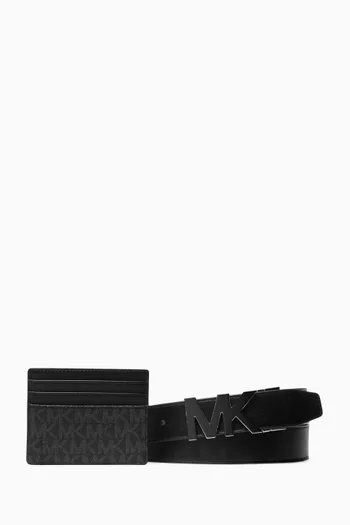 Signature Belt & Card Case Set