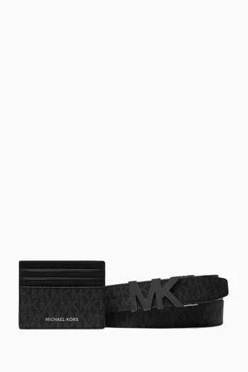 Signature Belt & Card Case Set