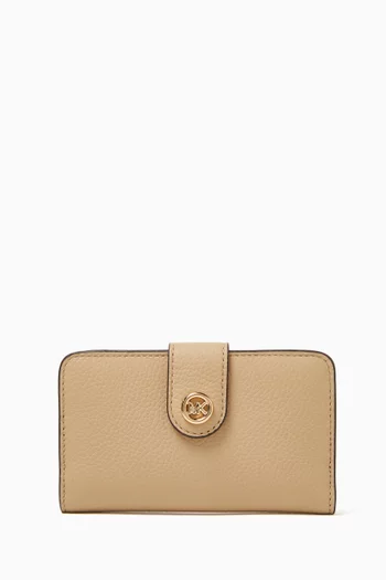 MK Pop Charm Wallet in Leather