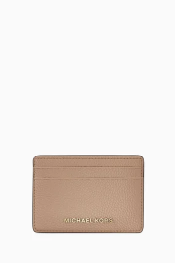 Card Case in Pebbled Leather