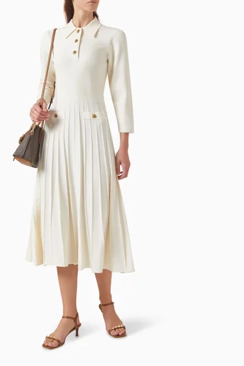 Polo Flare Midi Dress