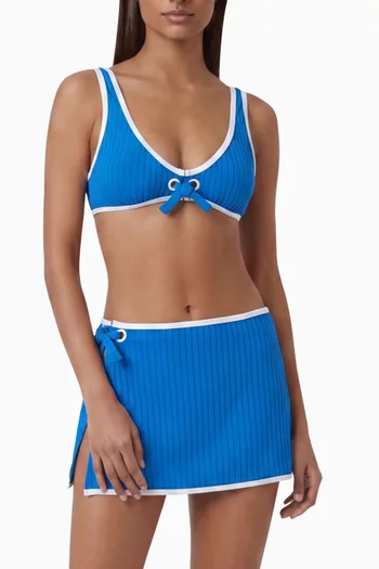Simone Swim Skirt in Luxe Rib