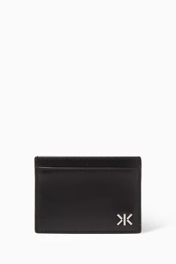 Double K Card Holder in Leather