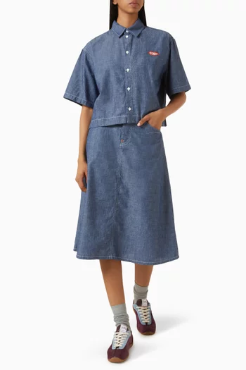 Loves Shirt in Rinse Chambray