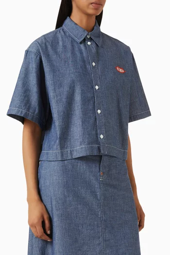 Loves Shirt in Rinse Chambray