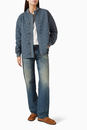 KENZOgram Quilted Jacket in Nylon