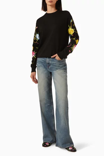 Wildflower Sweater in Wool-silk