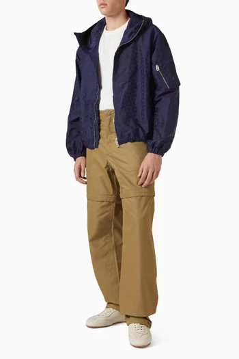 KENZOgram Short Windbeaker in Nylon