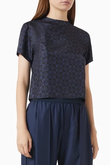 KENZOgram Top in Silk