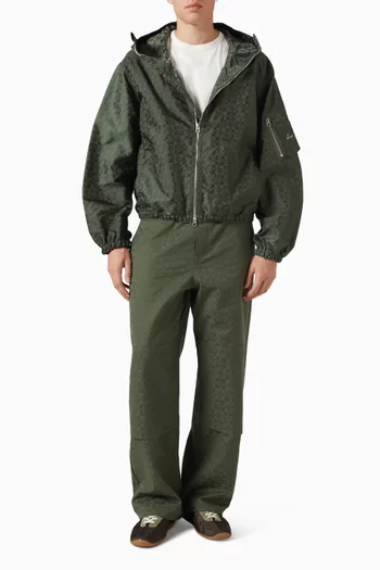 KENZOgram Short Windbeaker in Nylon