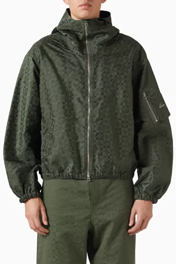 KENZOgram Short Windbeaker in Nylon