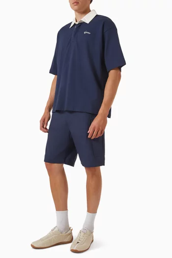 Varsity Cargo Shorts in Cotton
