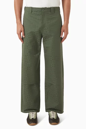 Kenzogram Double Knee Chino Pants in Cotton