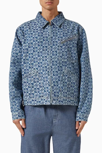 KENZOGRAM Utility Jacket in Denim
