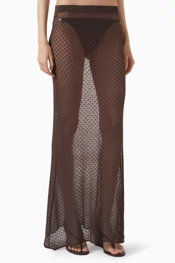 Maddy Skirt in Crochet-knit