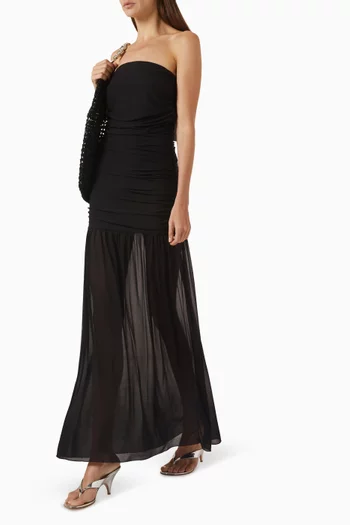 Astra Ruched Dress in Jersey
