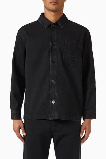CASSANDRE Overshirt in Cotton Gabardine