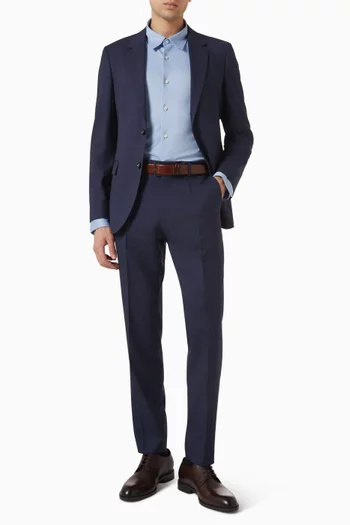 Houston Slim-fit 2-piece Suit in Virgin Wool