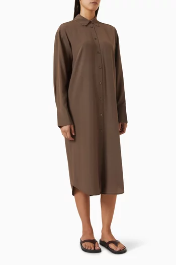 Shirtdress in Silk