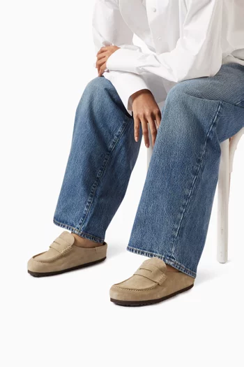 Naples Wrapped Clogs in Suede