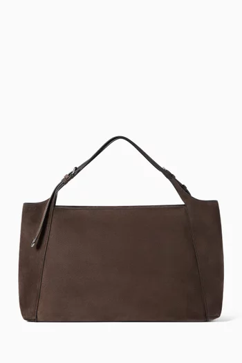 Sartorial Shopper Bag in Suede