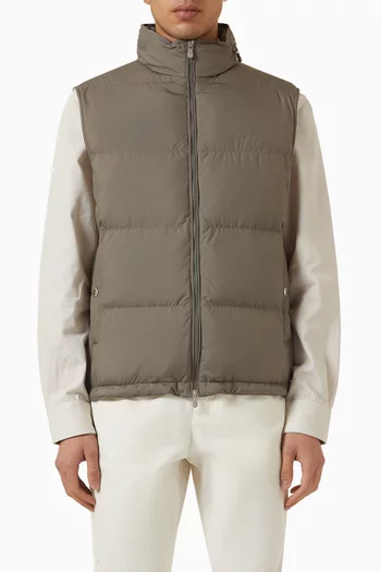 Hooded Down Vest