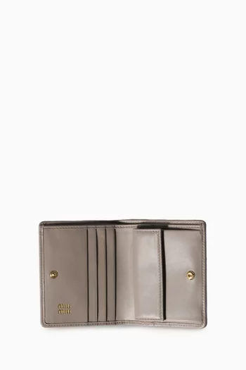 Small Wallet in Matelassé Nappa Leather