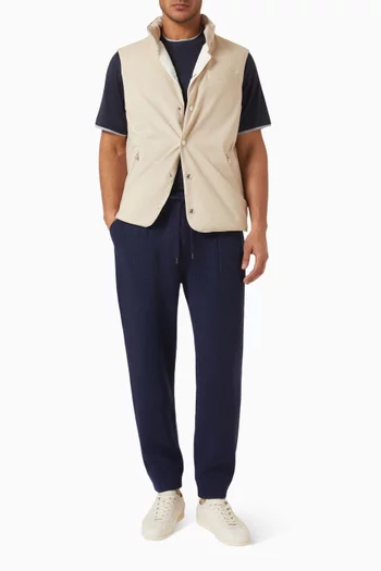 English Rib-knit Sweatpants in Cashmere