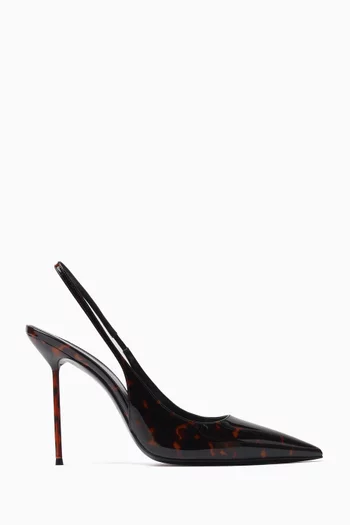 Lidia 105 Slingback Pumps in Patent Leather
