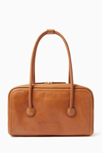 Small Boston Shoulder Bag in Suede