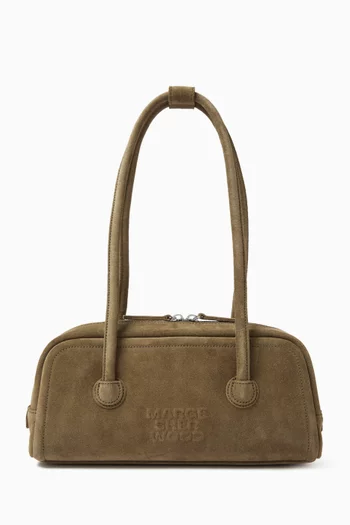 Soft Boston EW Shoulder Bag in Suede