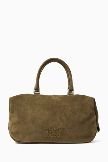 Dumpling Tote Bag in Suede